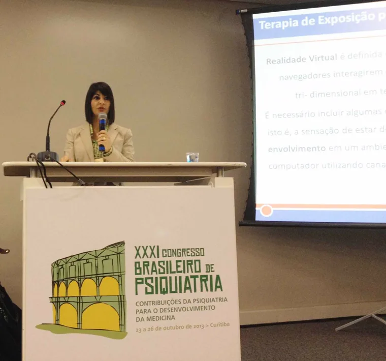 Apresentação no XXXI Congresso Brasileiro de Psiquiatria, em Curitiba